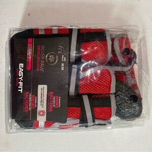 Silver Jeans Red and Black Mesh Men's Protective Socks